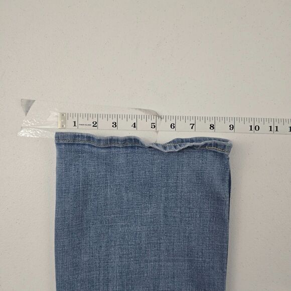 Levi's 725 high rise bootcut jeans blue denim 33 light wash‎ womens 4640 - Picture 8 of 13